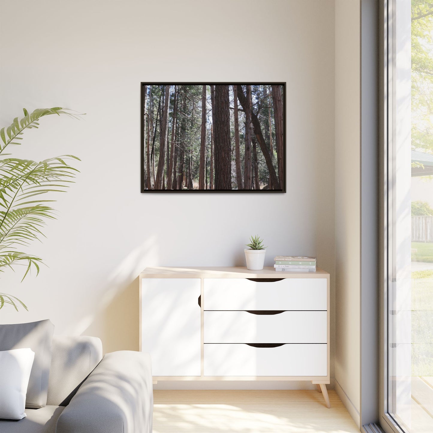 Forest Cathedral - Unique Stretched Canvas Wall Art