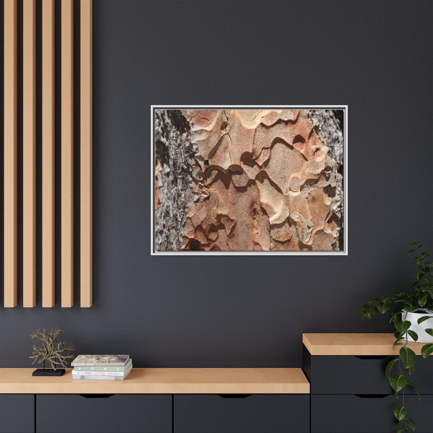 Rust and Stone - Unique Stretched Canvas Wall Art