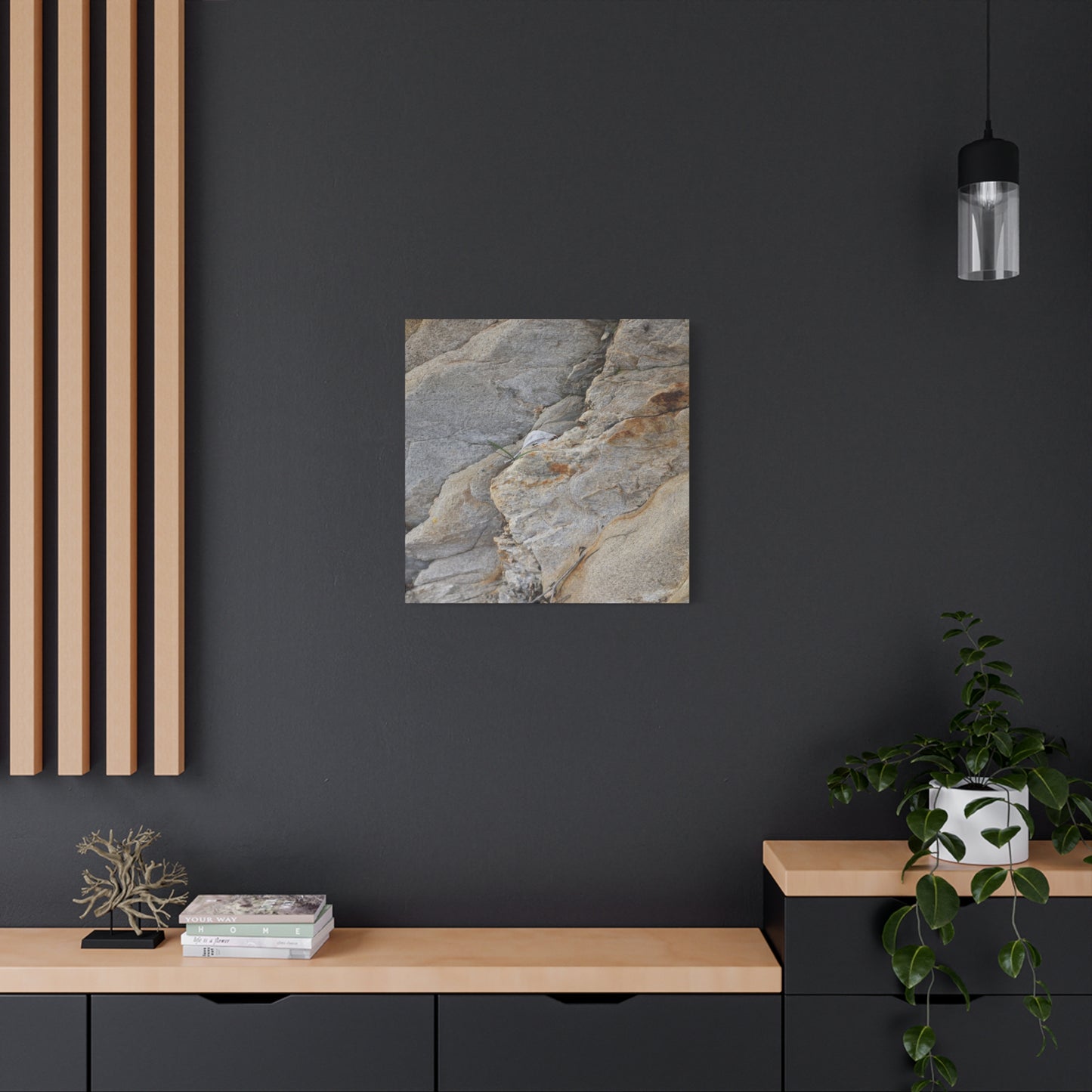 Fractal Earth - Unique Frameless Canvas Wall Art