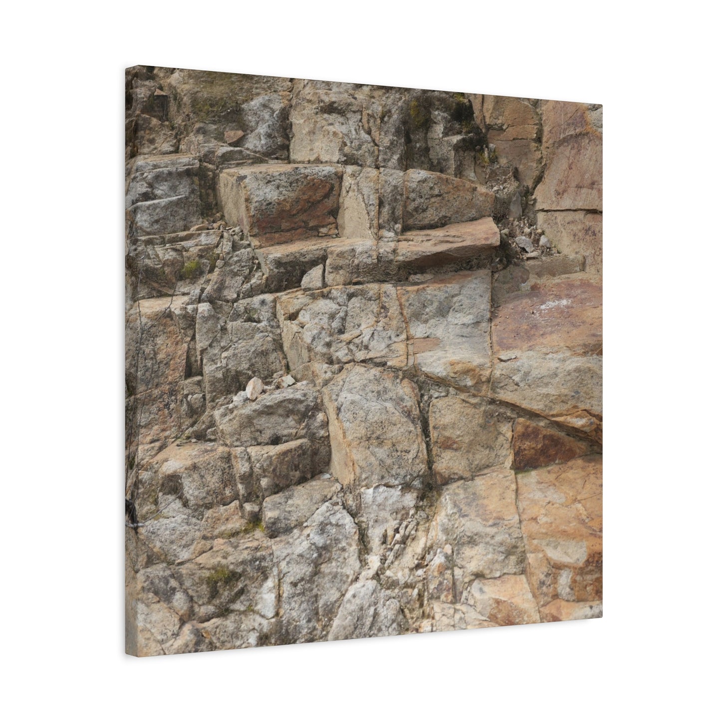 Stone Memories - Unique Frameless Canvas Wall Art