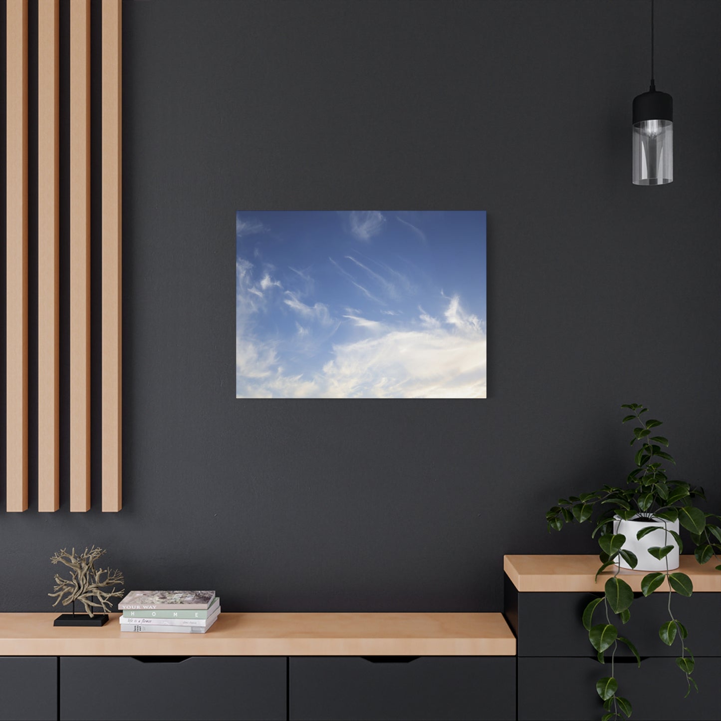 Sky's Breath - Unique Frameless Canvas Wall Art