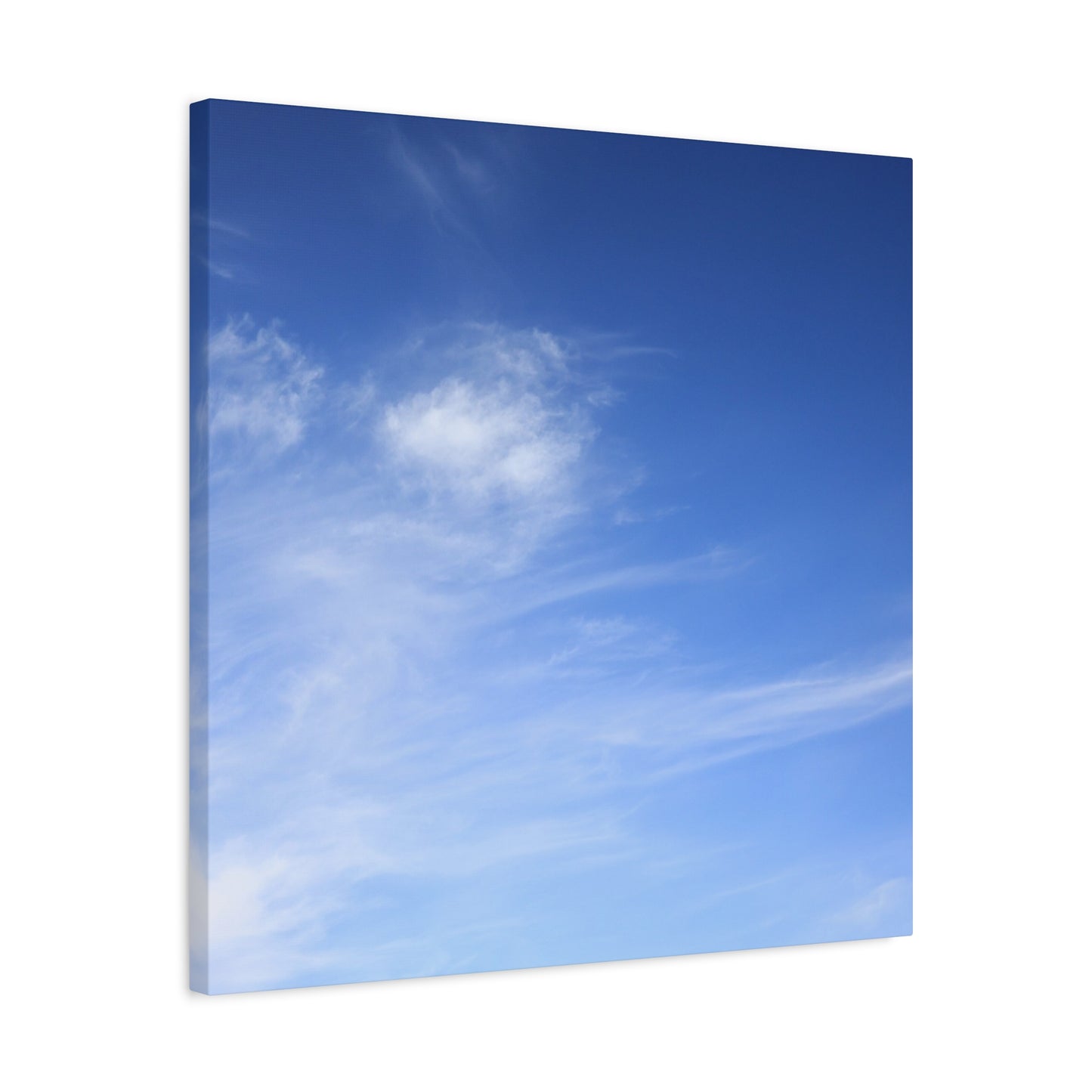 Blue Breath - Unique Frameless Canvas Wall Art
