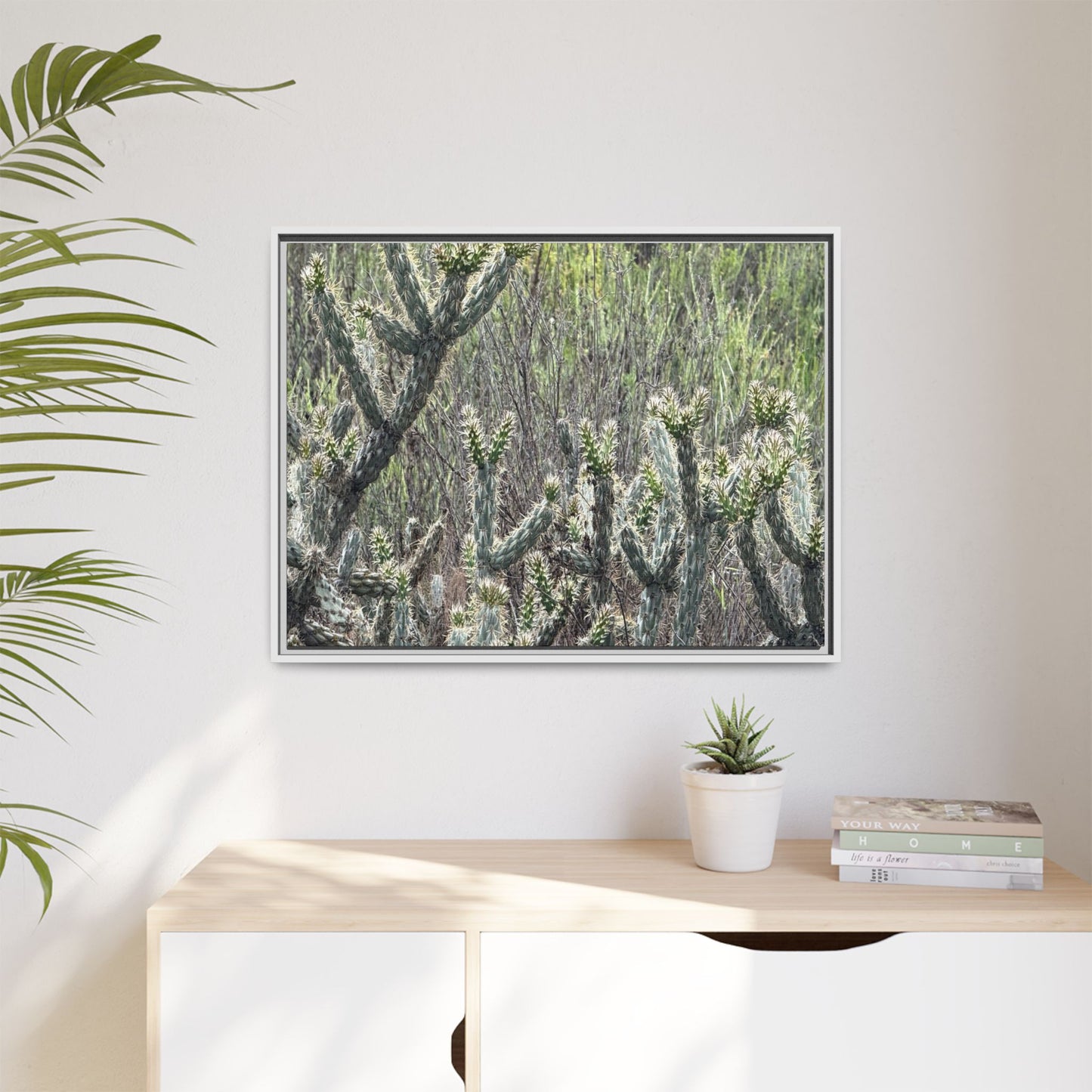 Prickly Paradise - Unique Stretched Canvas Wall Art