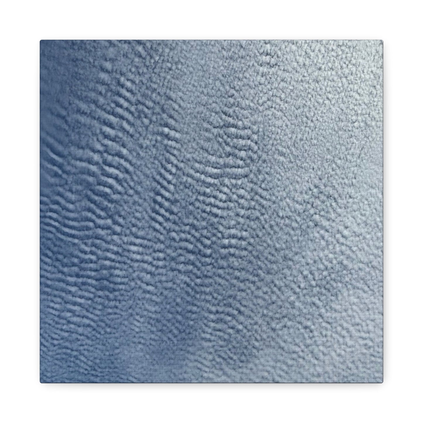 Rippling Echoes of Cerulean Stillness - Unique Frameless Canvas Wall Art