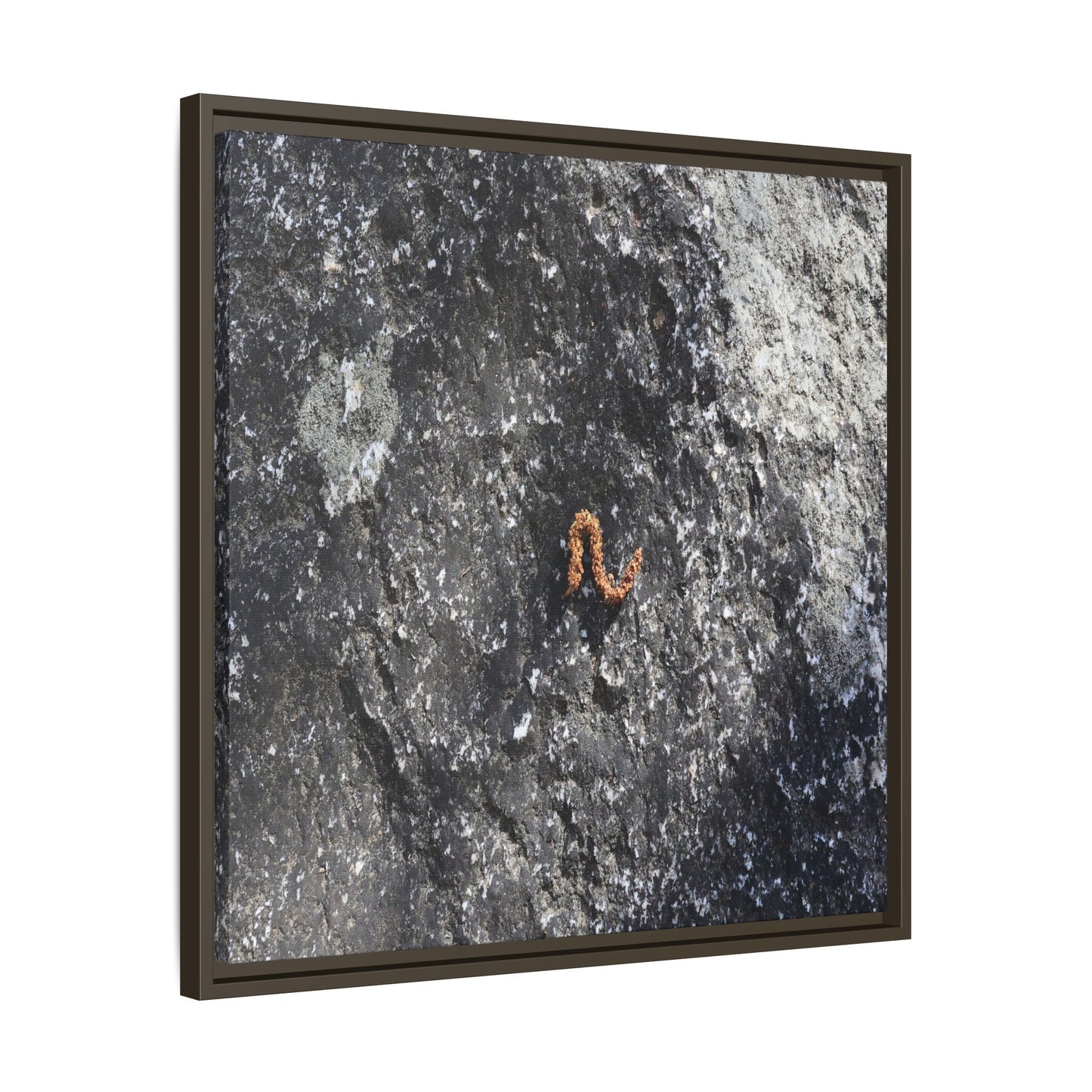 Volcanic Ash and Copper - Unique Stretched Canvas Wall Art