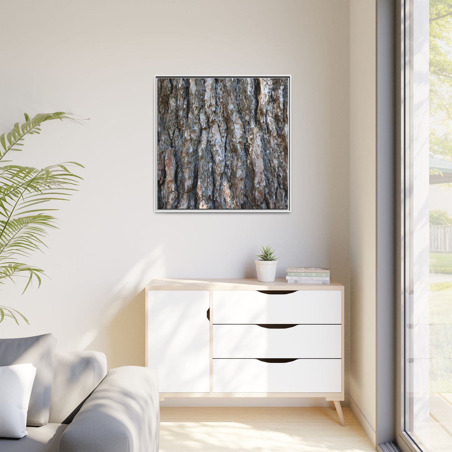 Bark Whispers - Unique Stretched Canvas Wall Art