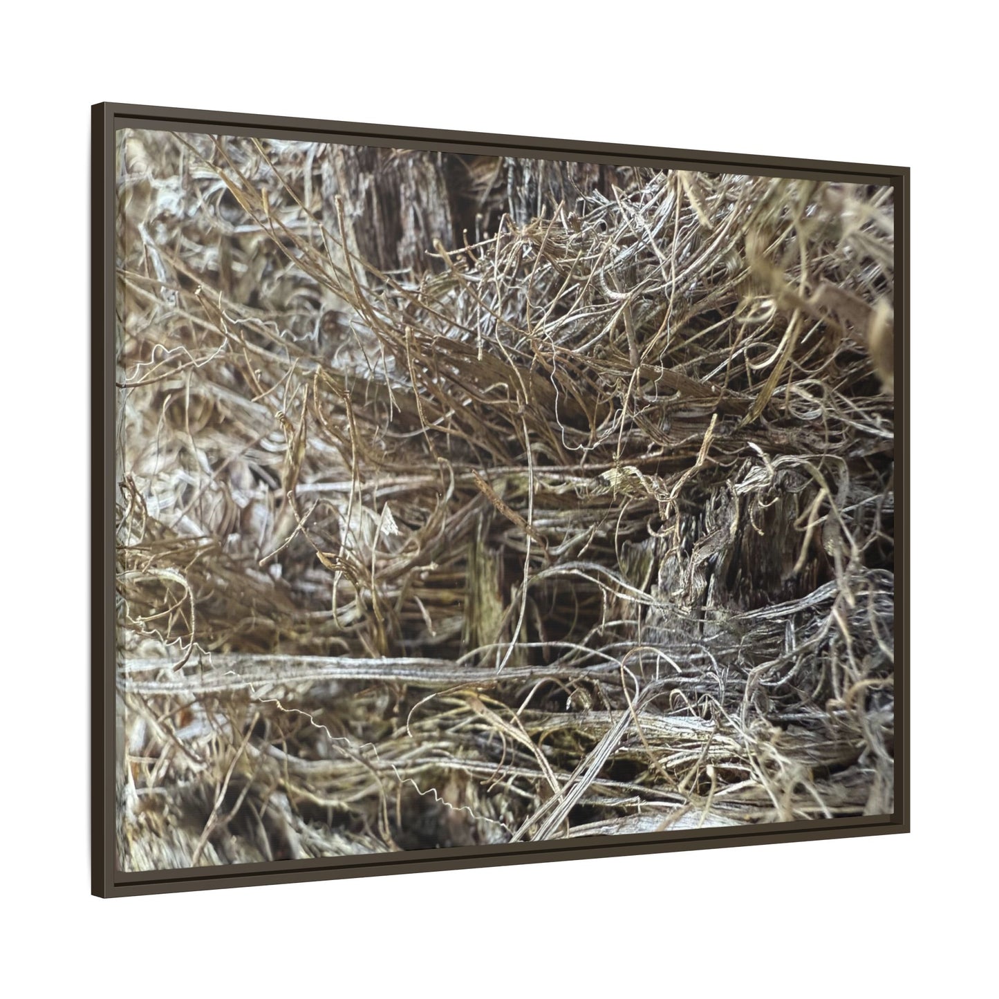 Tangled Whispers of Autumn - Unique Stretched Canvas Wall Art