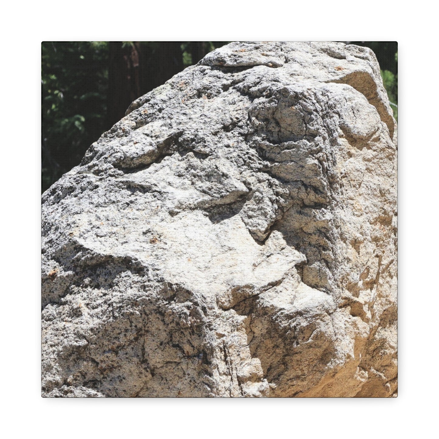Stone of Solitude - Unique Frameless Canvas Wall Art