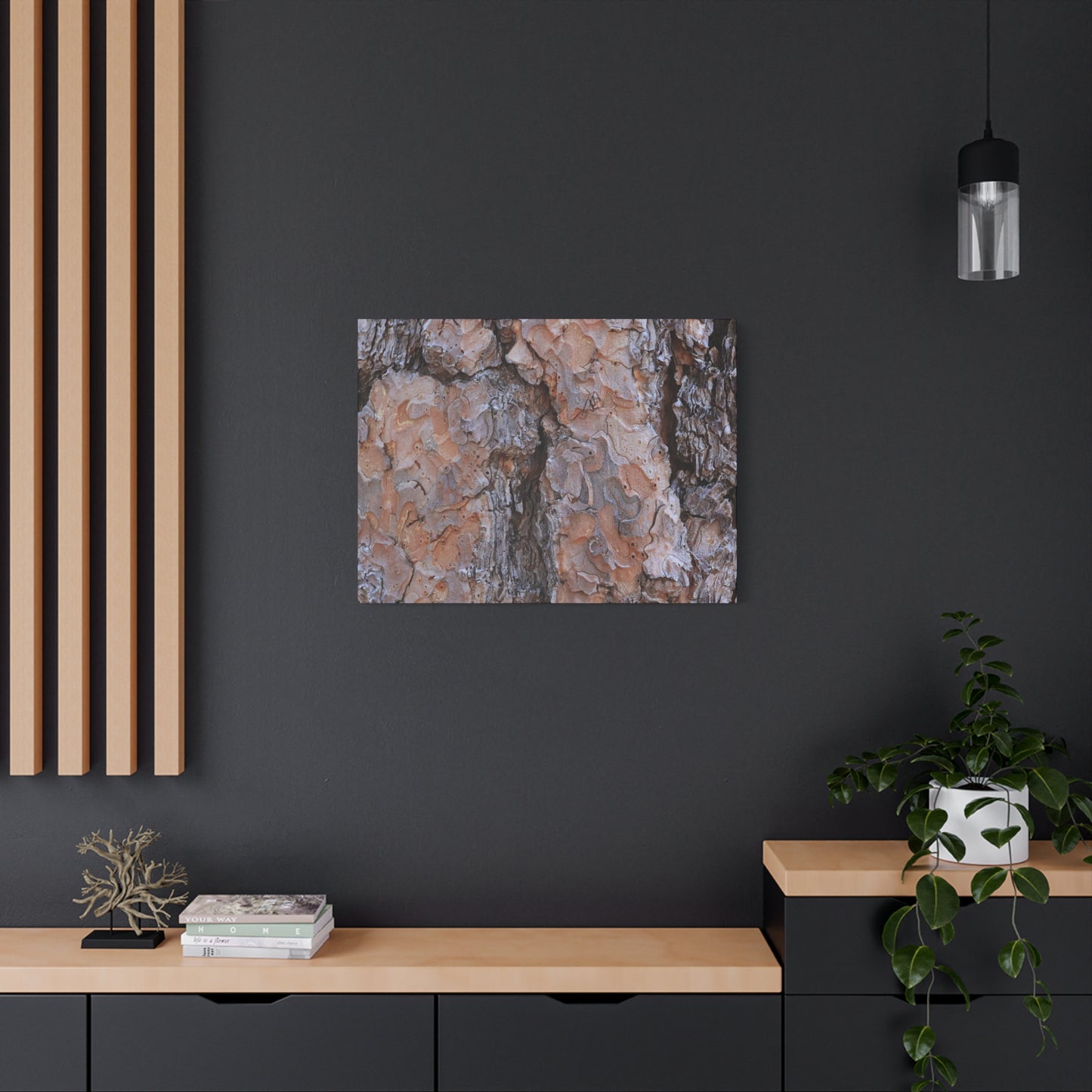 Arboreal Armor - Unique Frameless Canvas Wall Art