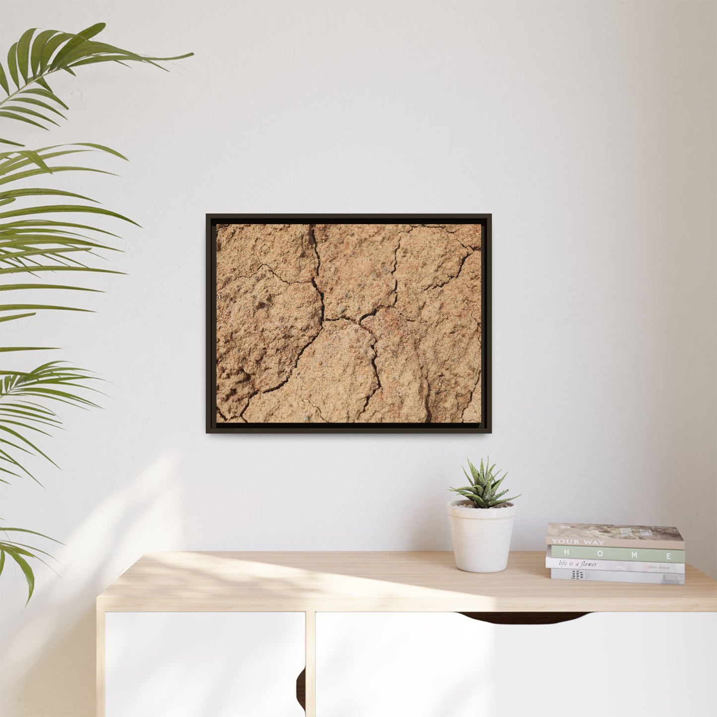 Parched Land - Unique Stretched Canvas Wall Art