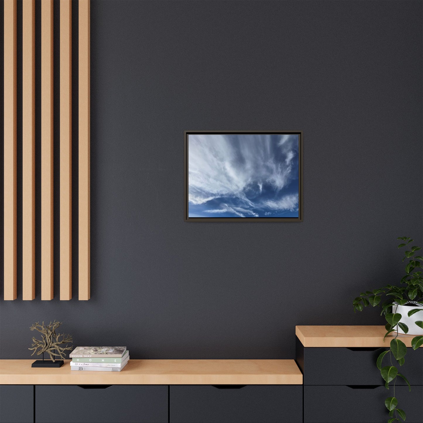 Ethereal Skies - Unique Stretched Canvas Wall Art