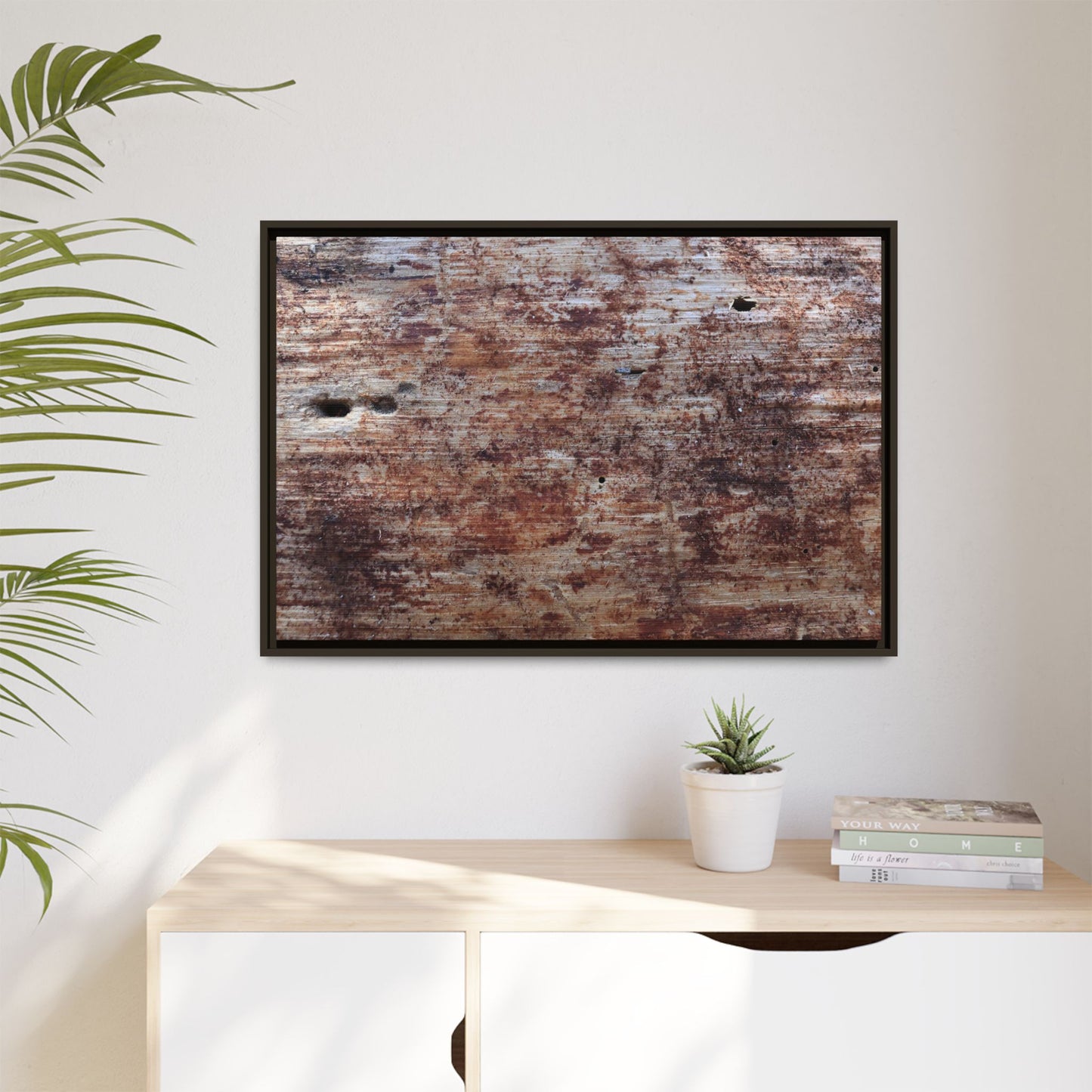 Rustic Textures - Unique Stretched Canvas Wall Art