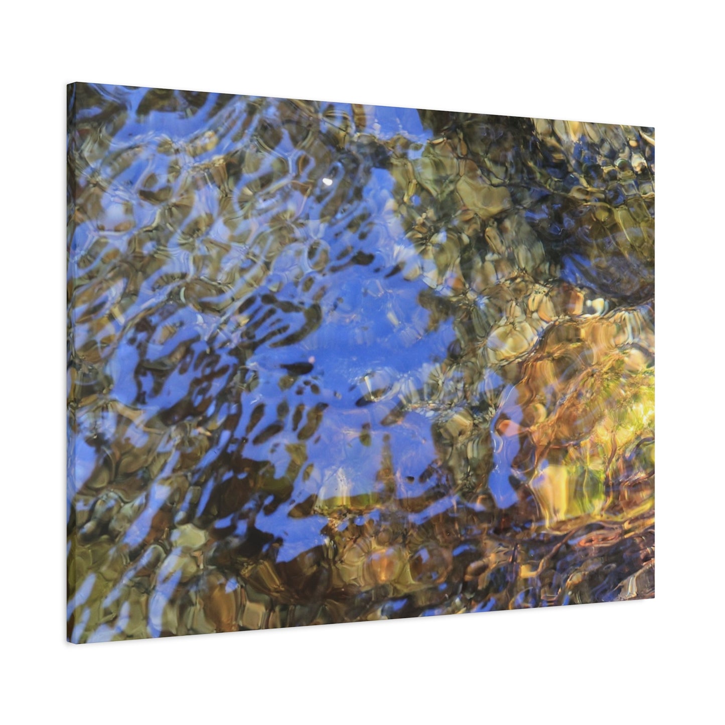 Water's Whisper - Unique Frameless Canvas Wall Art