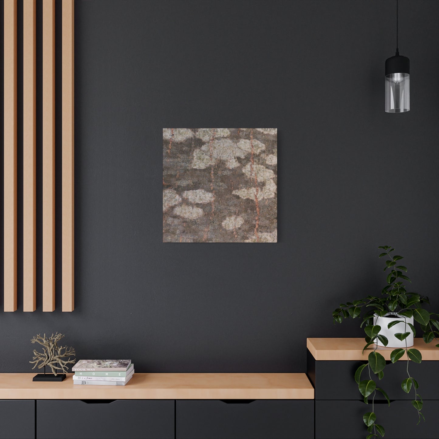 Earthen Memoir - Unique Frameless Canvas Wall Art