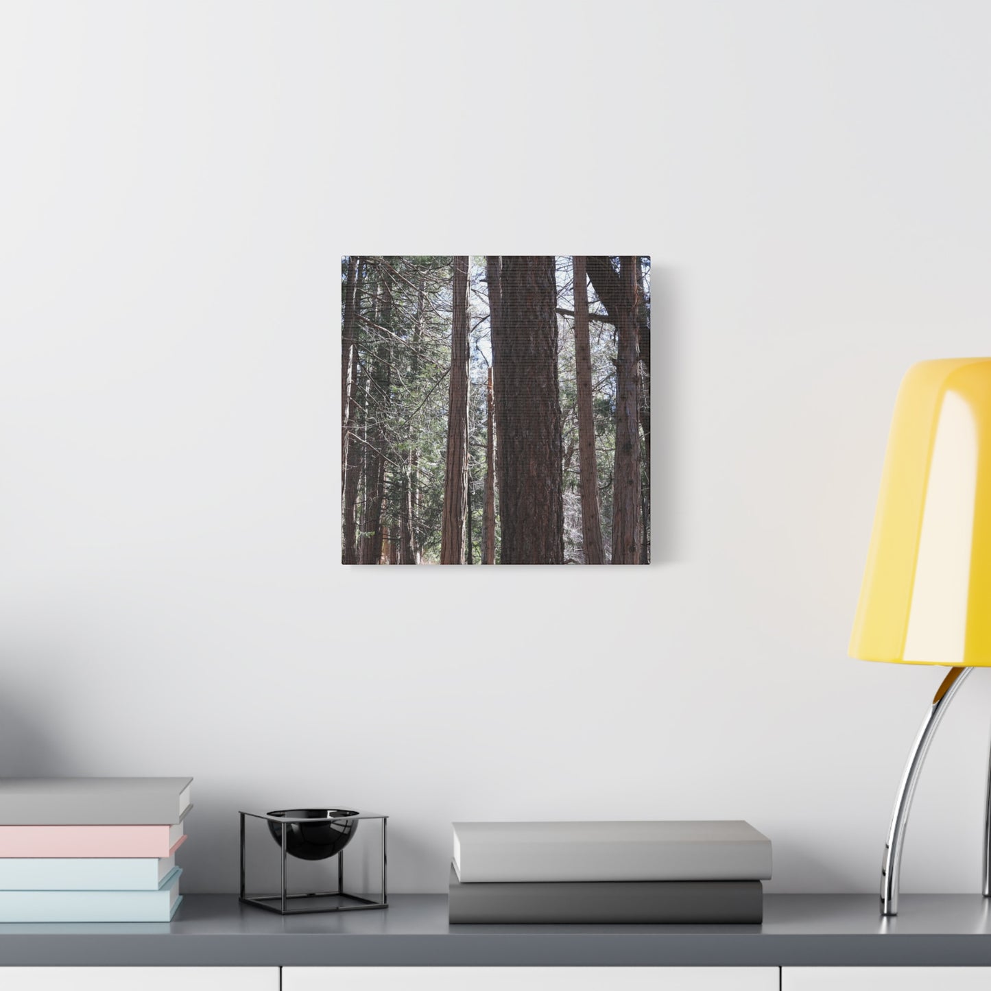 Vertical Sentinels - Unique Frameless Canvas Wall Art
