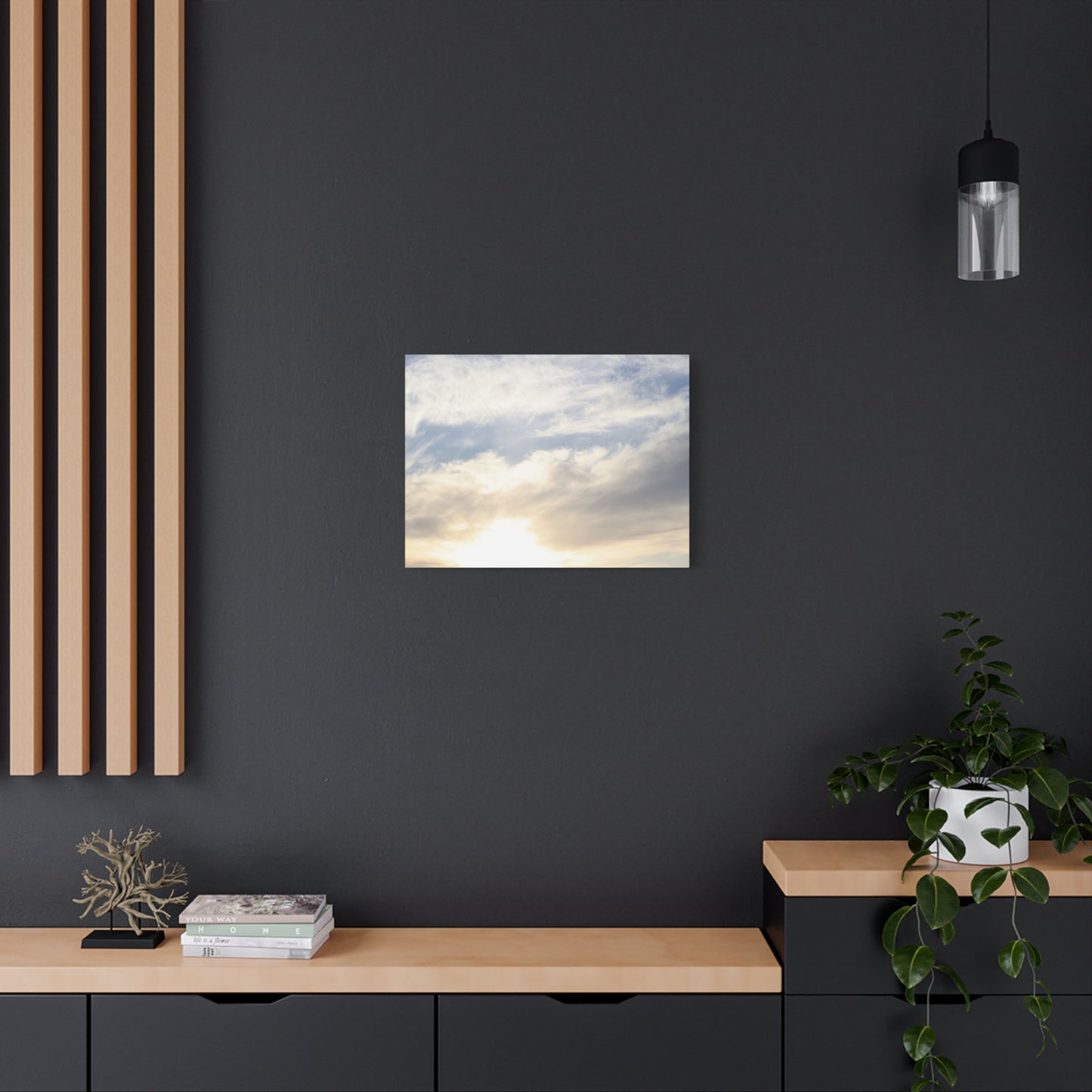Whispers of Ethereal Light - Unique Frameless Canvas Wall Art