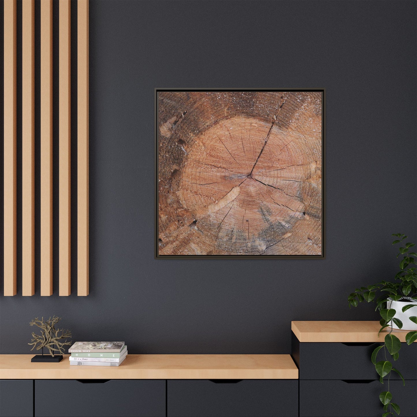 Concentric Memories - Unique Stretched Canvas Wall Art