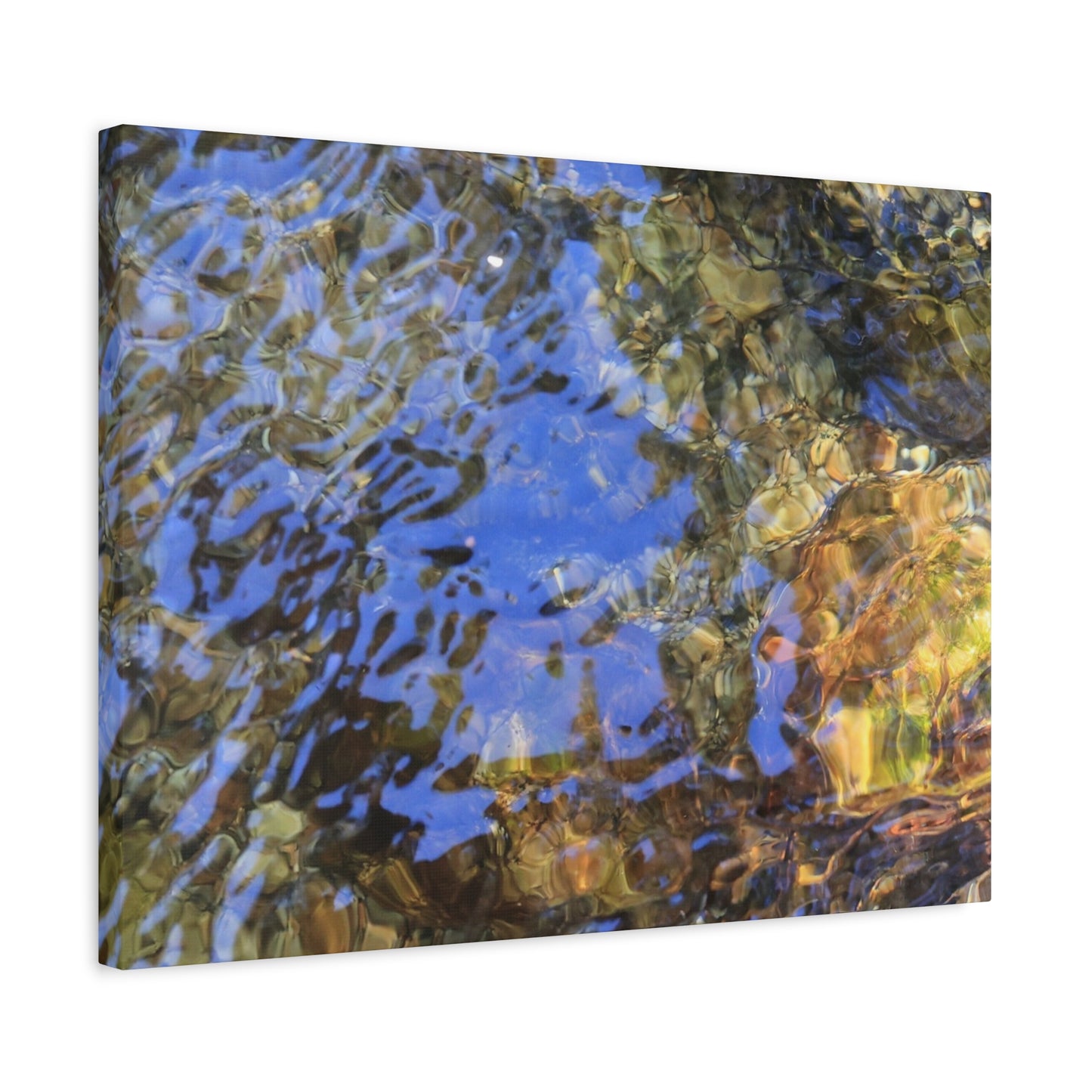 Water's Whisper - Unique Frameless Canvas Wall Art