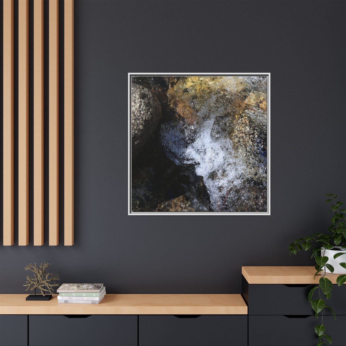 Nature's Turbulence - Unique Stretched Canvas Wall Art