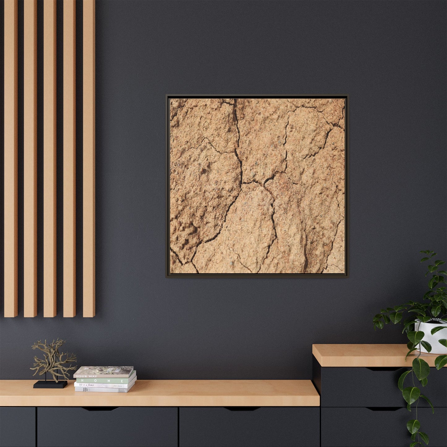 Parched Land - Unique Stretched Canvas Wall Art