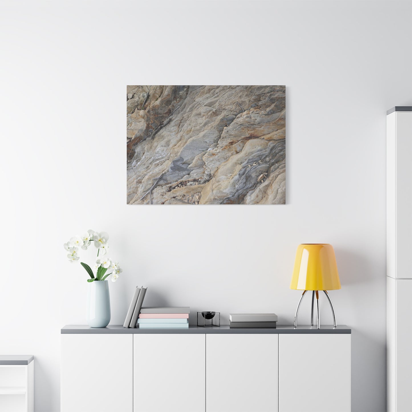 Stone Memory - Unique Frameless Canvas Wall Art