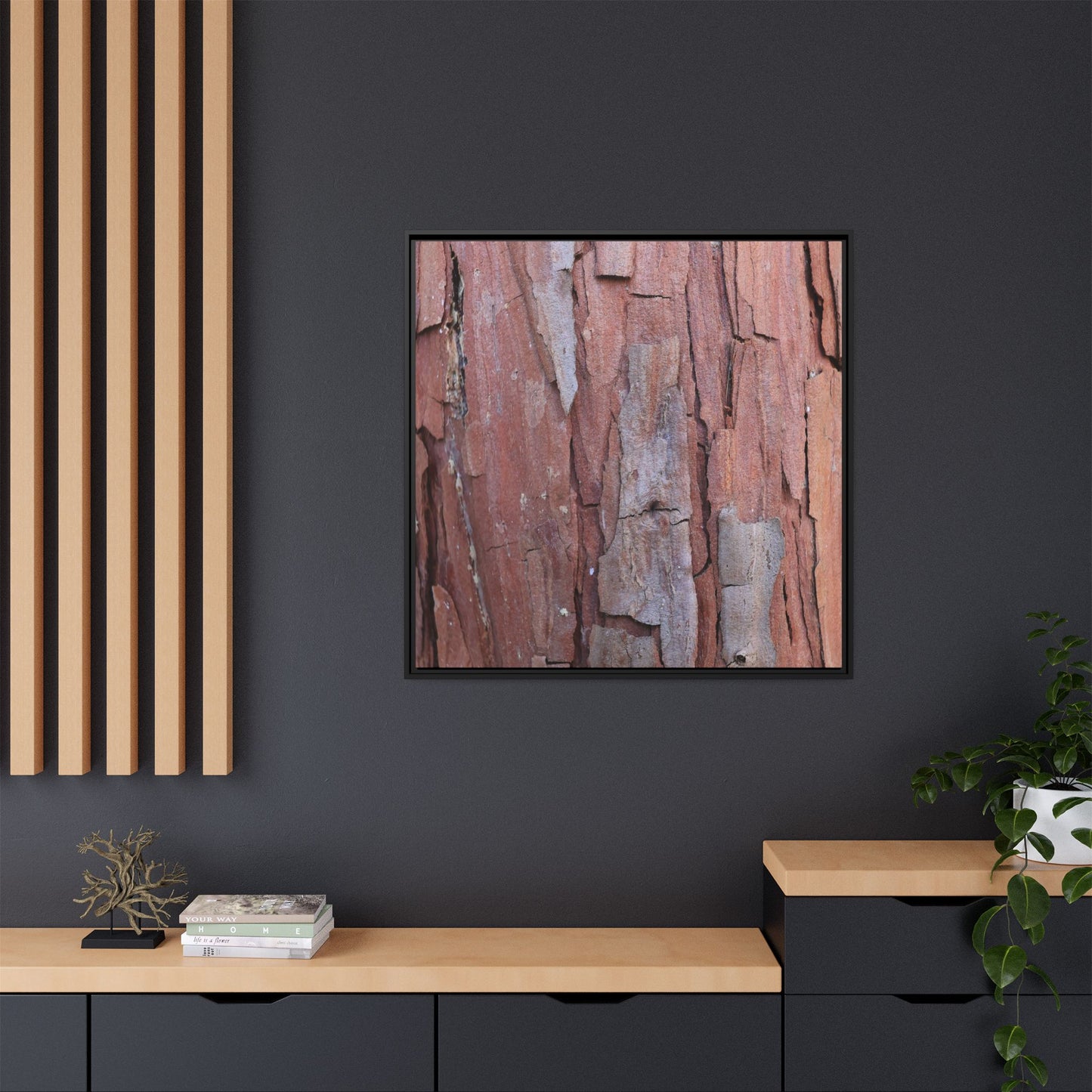 Peeling Bark - Unique Stretched Canvas Wall Art