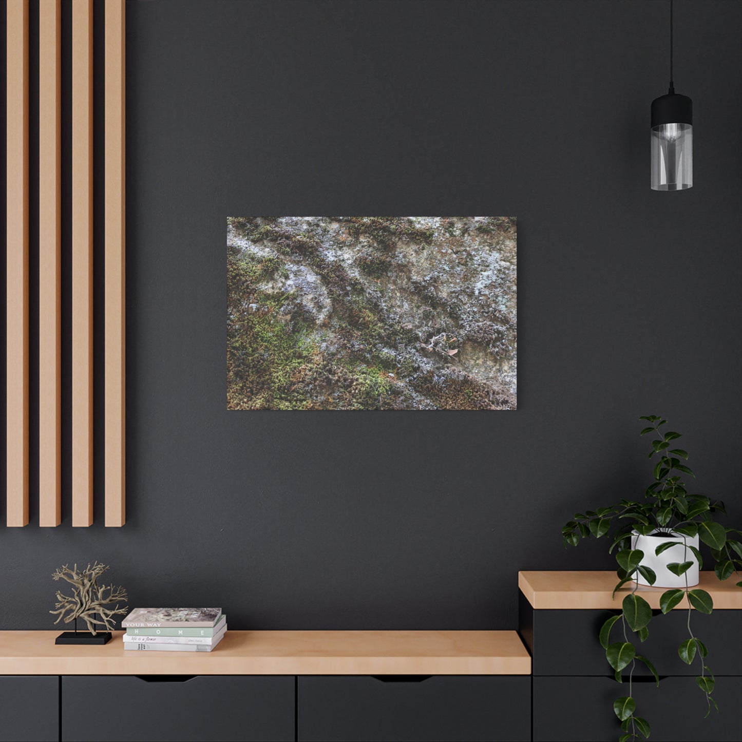 Moss Tapestry - Unique Frameless Canvas Wall Art