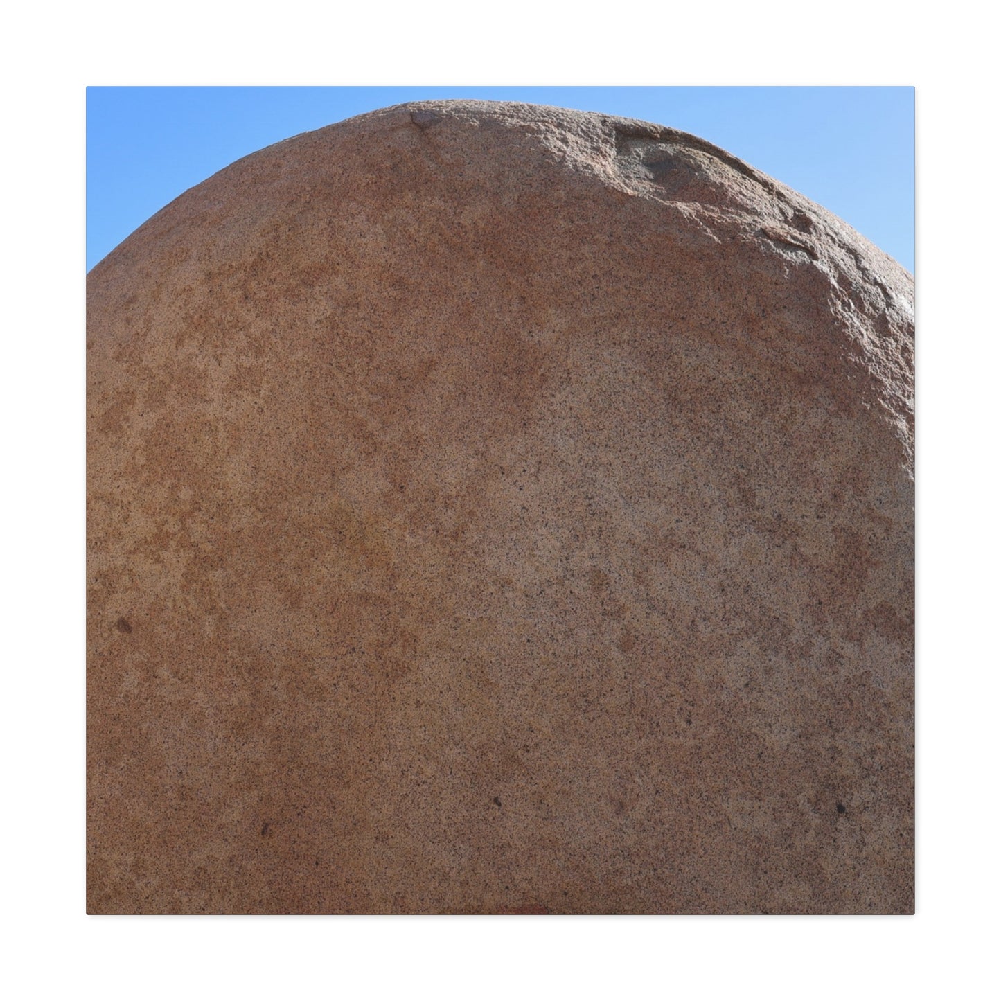 Stone Sphere of Silence - Unique Frameless Canvas Wall Art