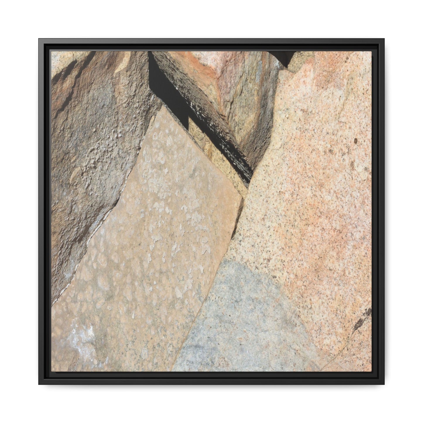 Rock Fragment - Unique Stretched Canvas Wall Art