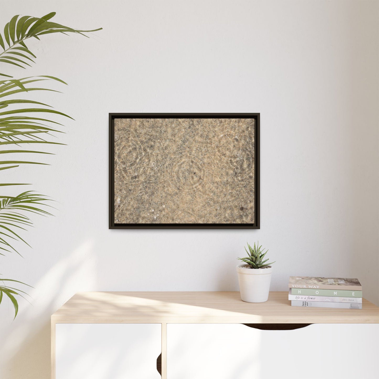 Whispers of Sand - Unique Stretched Canvas Wall Art