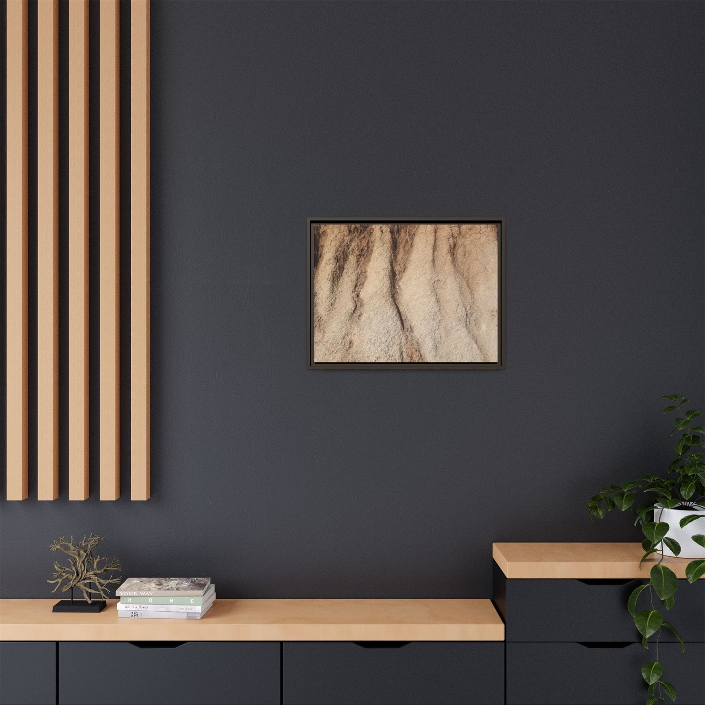 Eroded Canyon Walls - Unique Stretched Canvas Wall Art