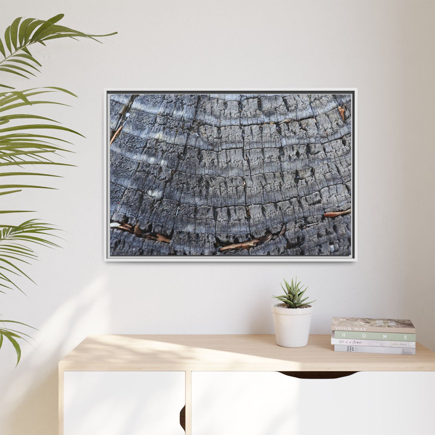 Charred Memories - Unique Stretched Canvas Wall Art