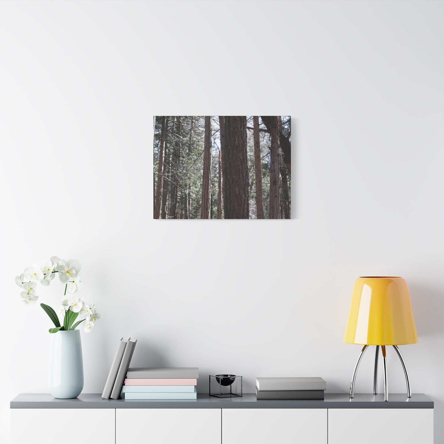 Vertical Sentinels - Unique Frameless Canvas Wall Art