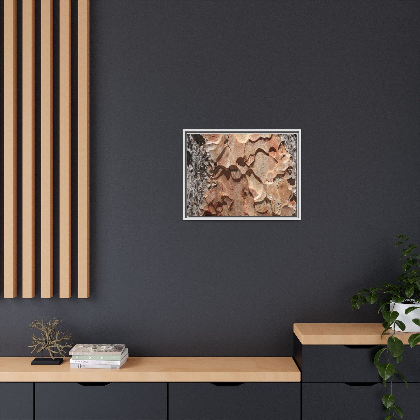 Rust and Stone - Unique Stretched Canvas Wall Art