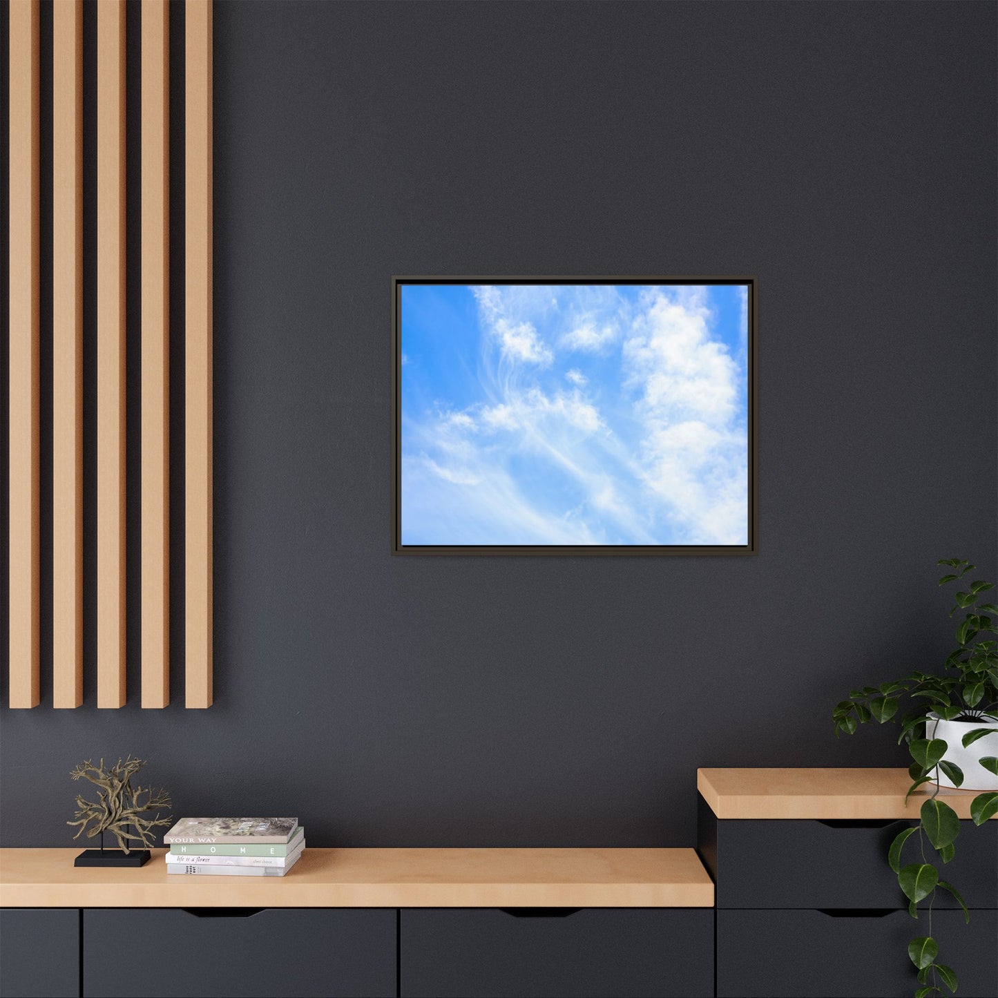 Azure Dreaming - Unique Stretched Canvas Wall Art