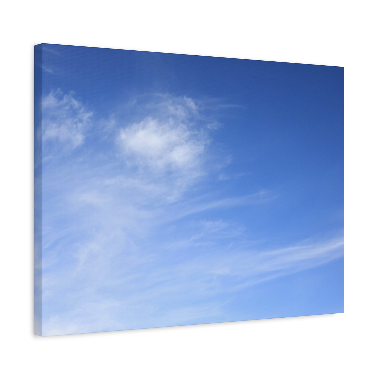 Blue Breath - Unique Frameless Canvas Wall Art