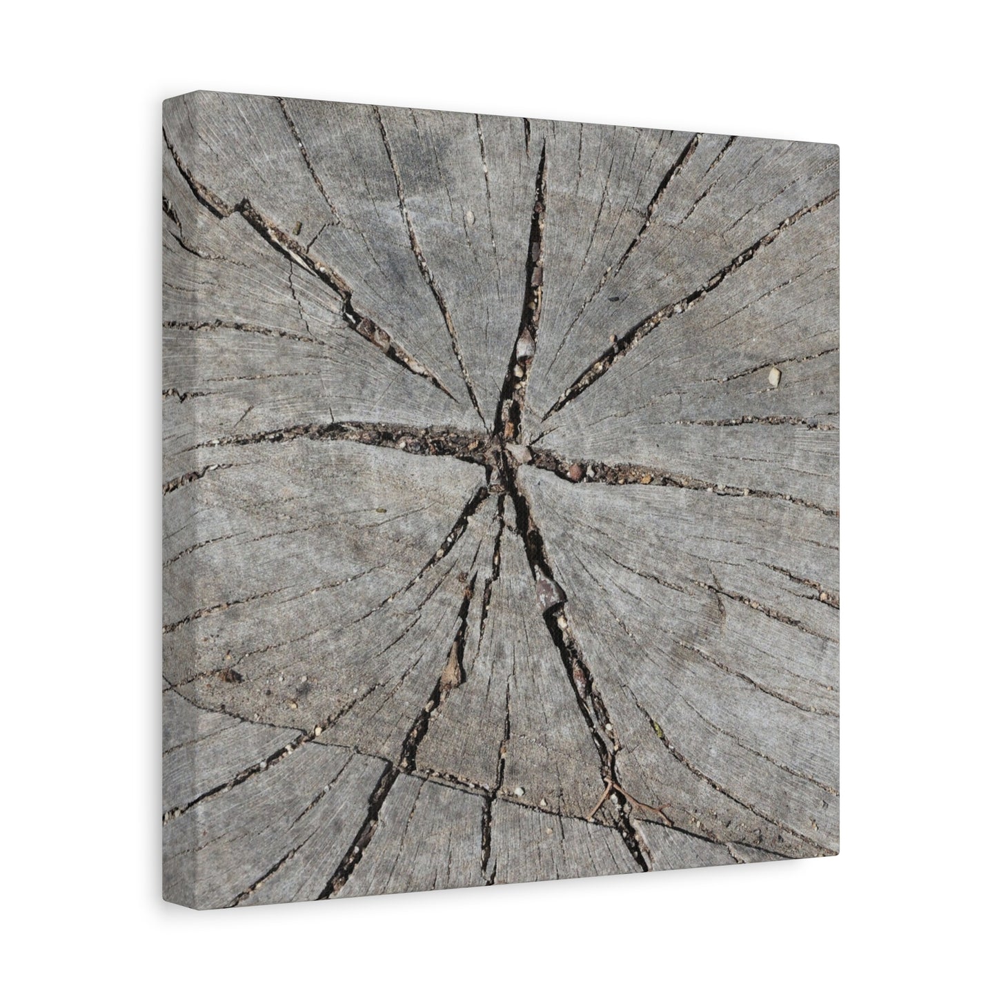 Cracked Chronicle - Unique Frameless Canvas Wall Art
