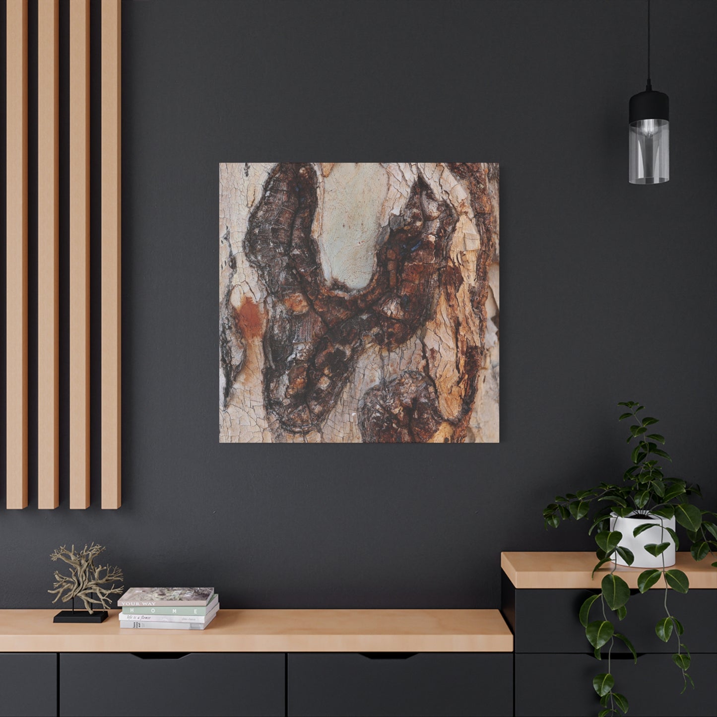Arboreal Echoes - Unique Frameless Canvas Wall Art