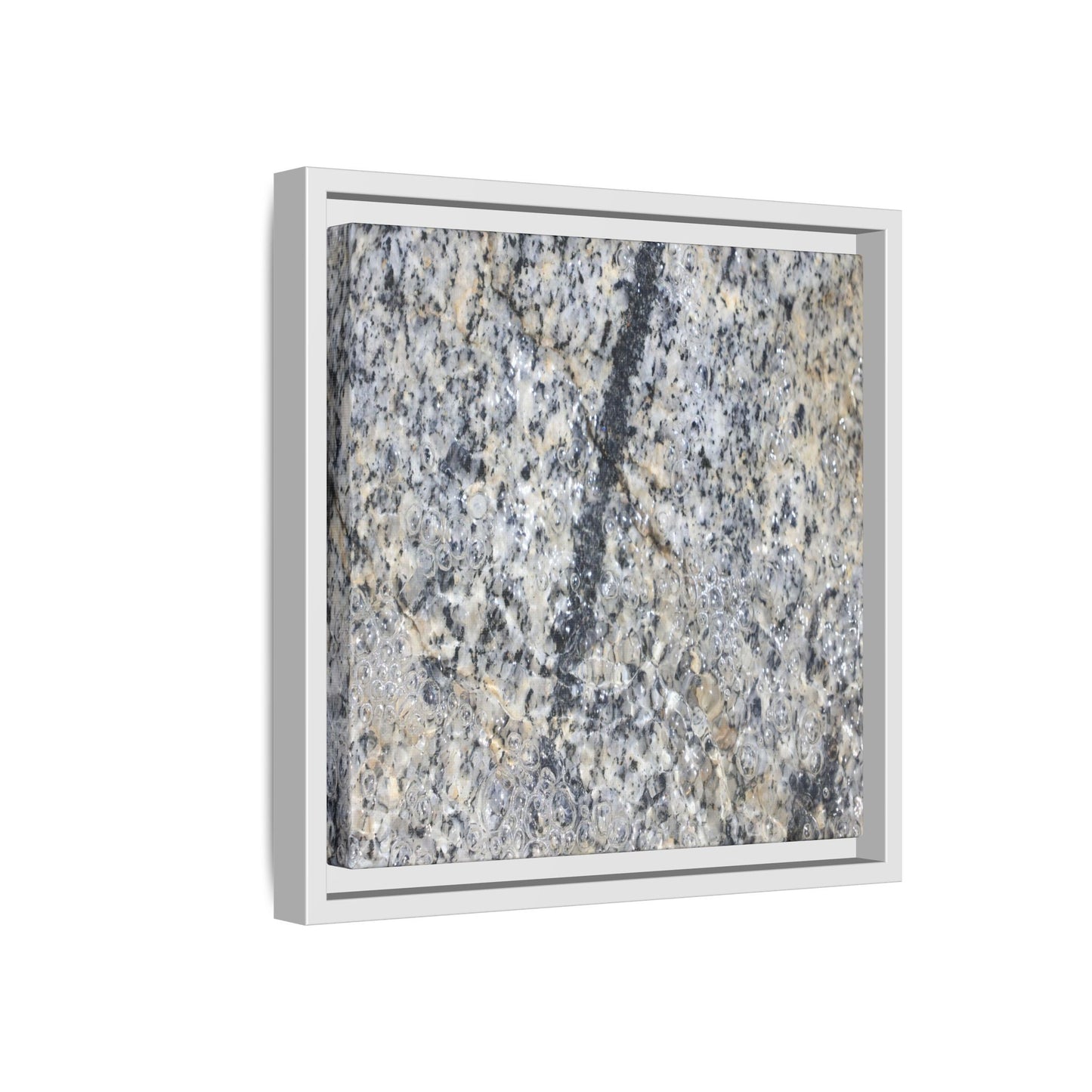 Granite Bubbles - Unique Stretched Canvas Wall Art