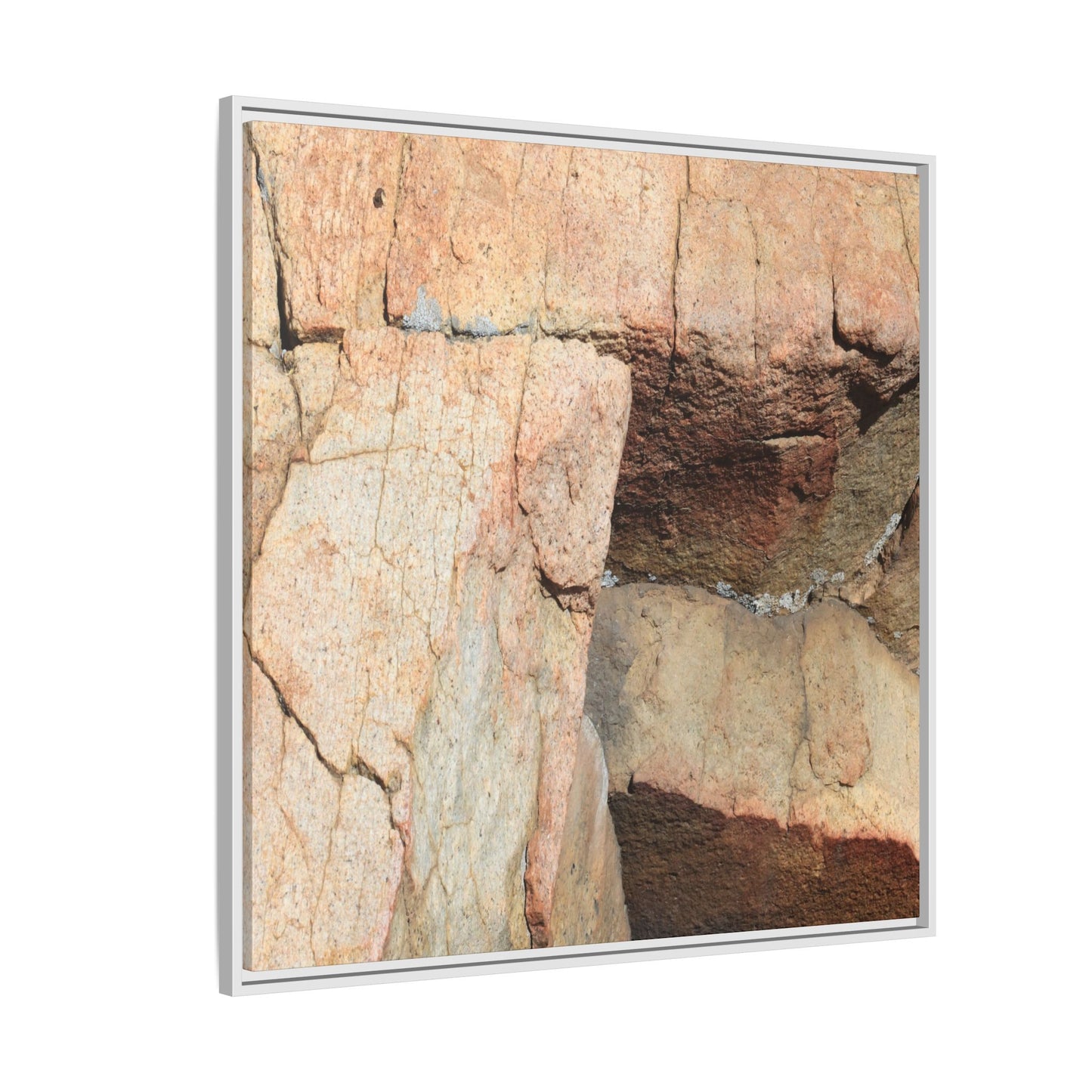 Fractured Stone - Unique Stretched Canvas Wall Art