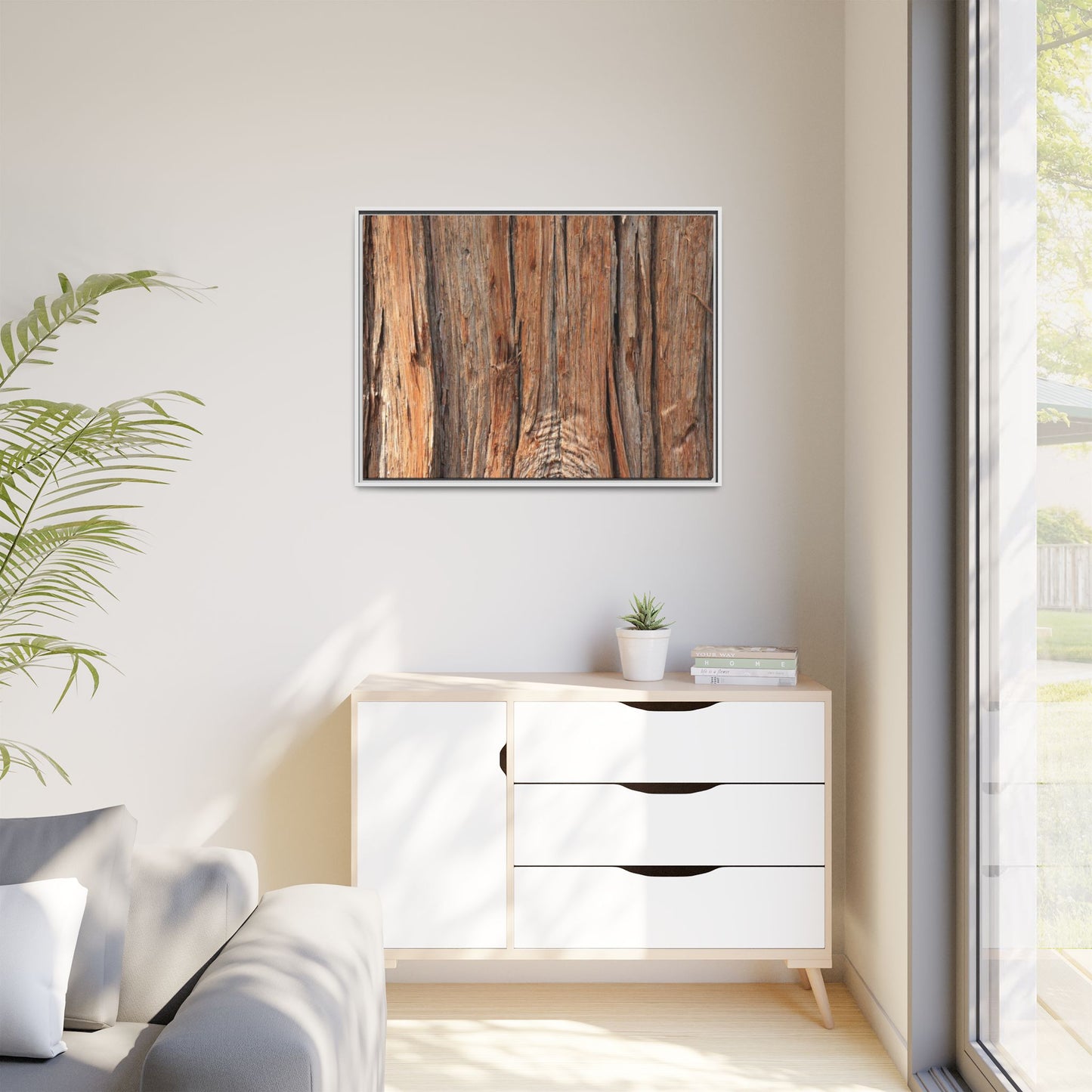 Echoes of Timber - Unique Stretched Canvas Wall Art