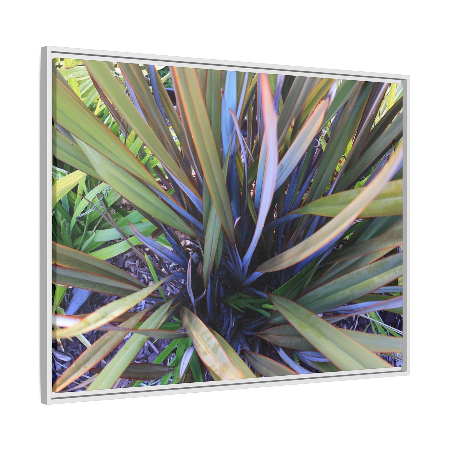 Radiant Leaves - Unique Stretched Canvas Wall Art