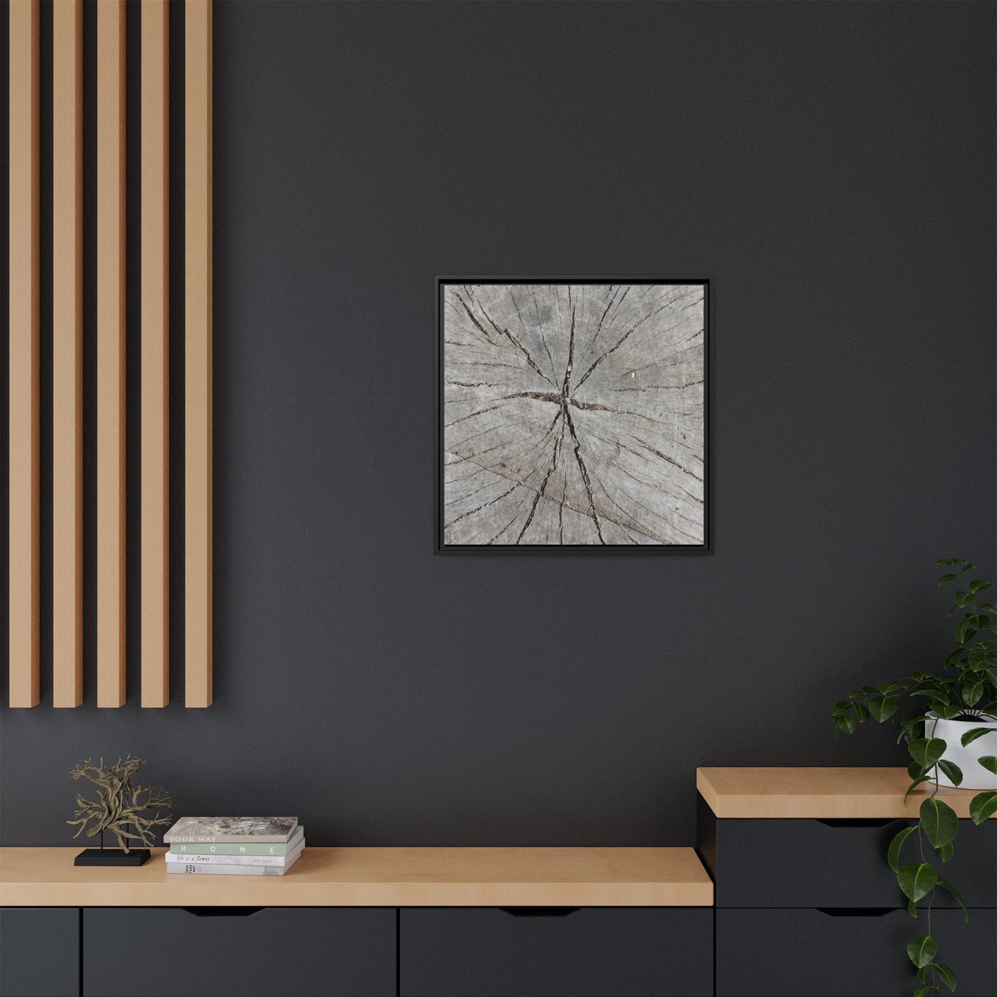 Fractured Memories - Unique Stretched Canvas Wall Art