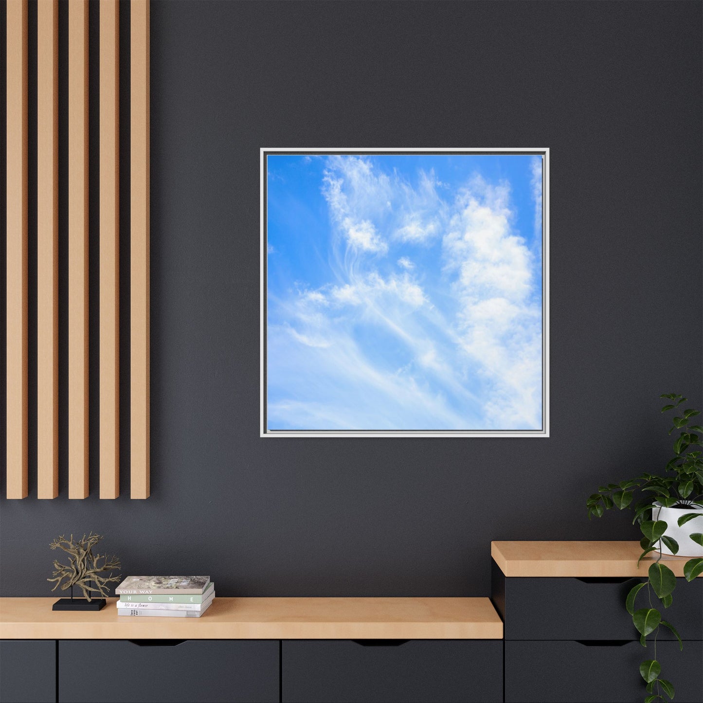 Azure Dreaming - Unique Stretched Canvas Wall Art