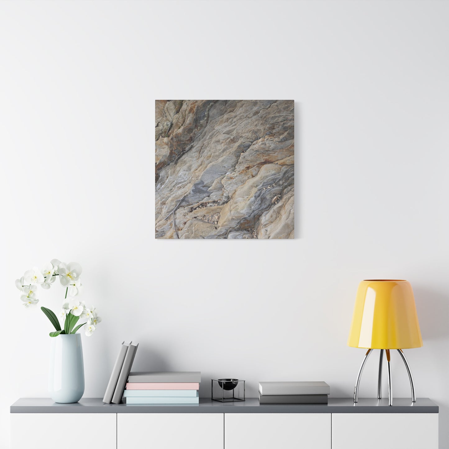 Stone Memory - Unique Frameless Canvas Wall Art