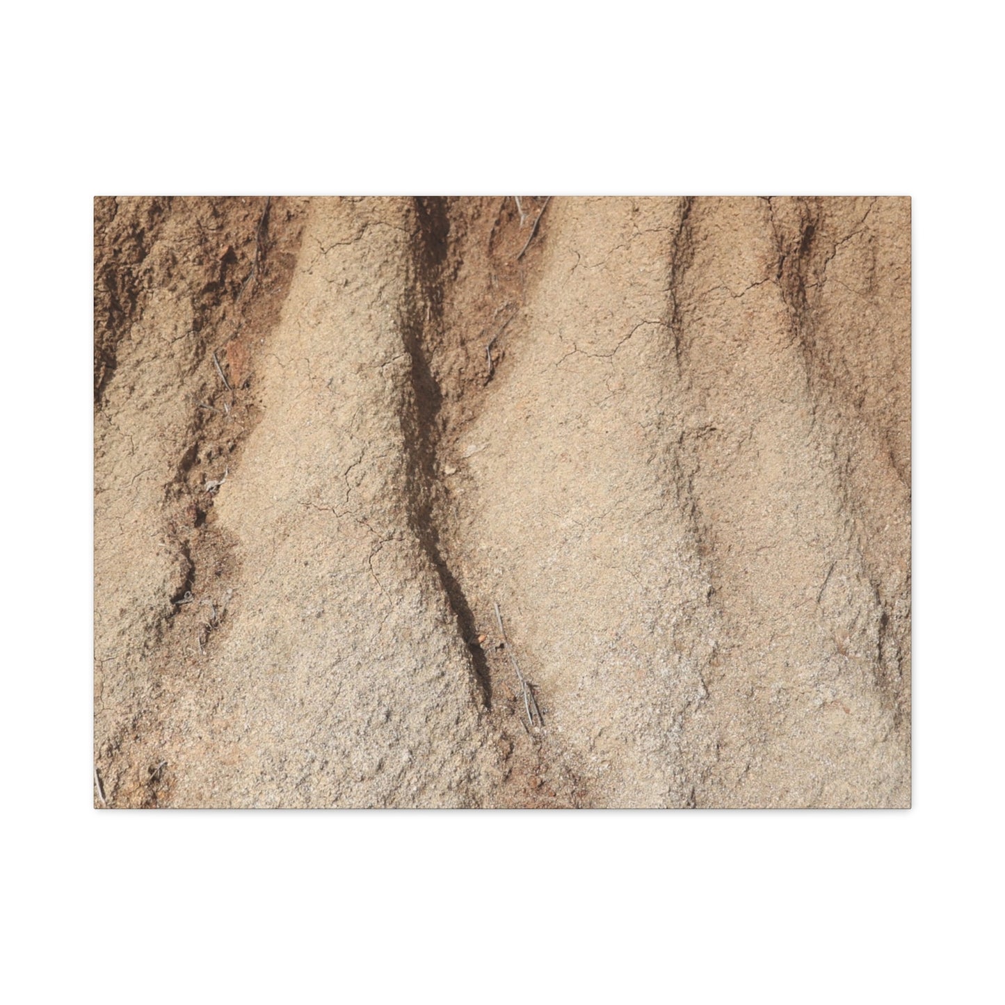 Weathered Earth - Unique Frameless Canvas Wall Art