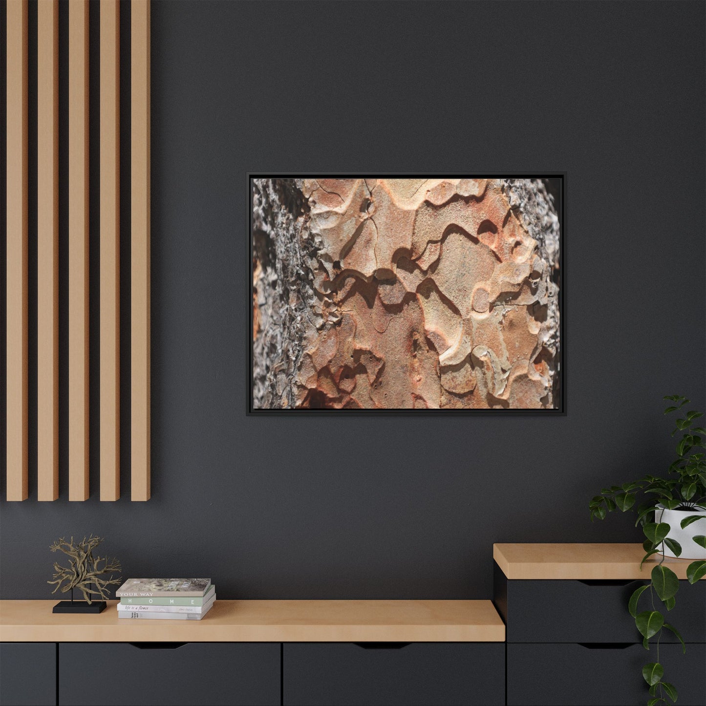 Rust and Stone - Unique Stretched Canvas Wall Art
