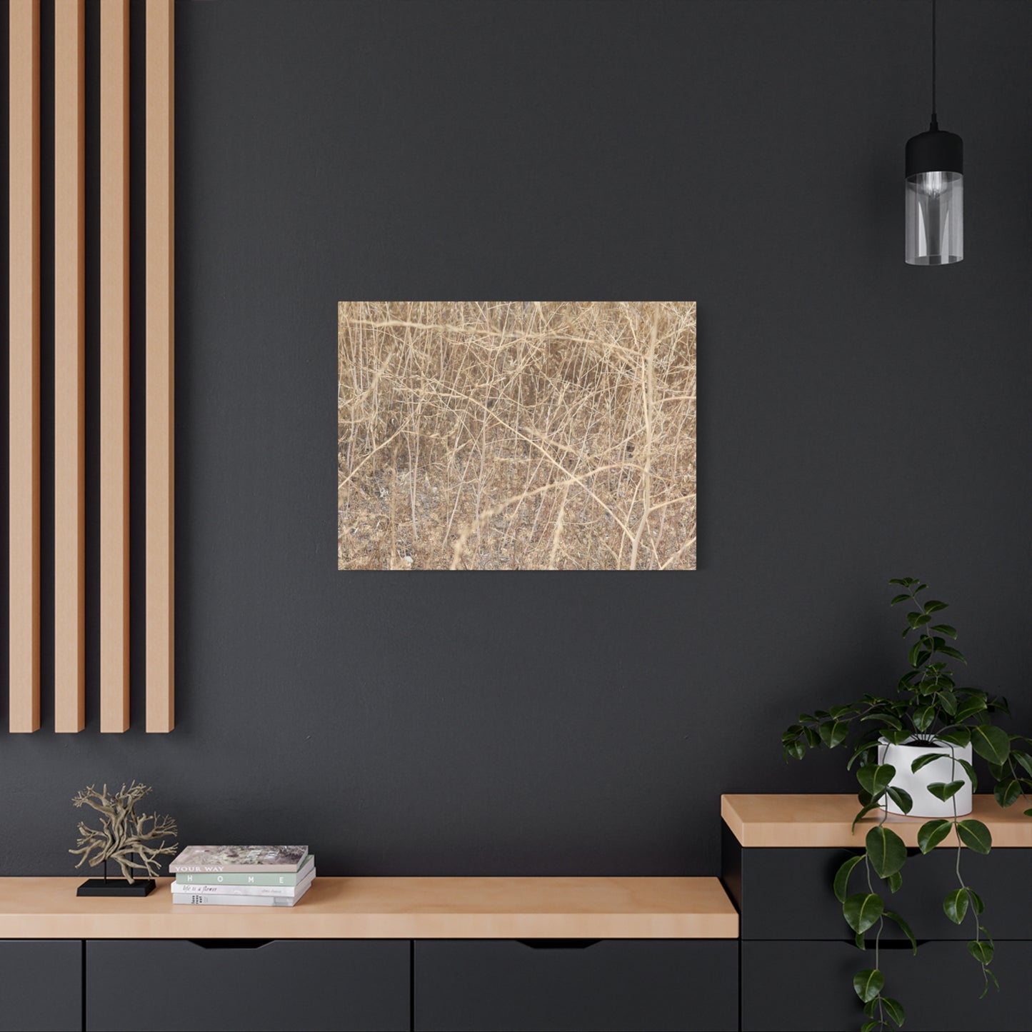 Dry Echoes - Unique Frameless Canvas Wall Art