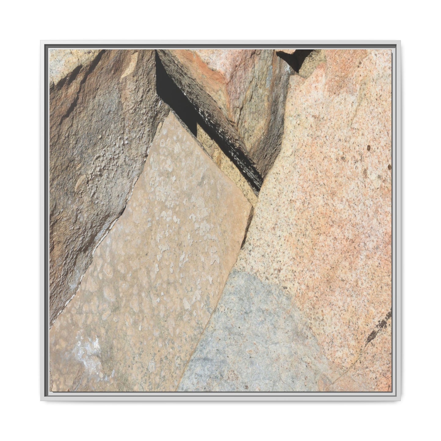 Rock Fragment - Unique Stretched Canvas Wall Art