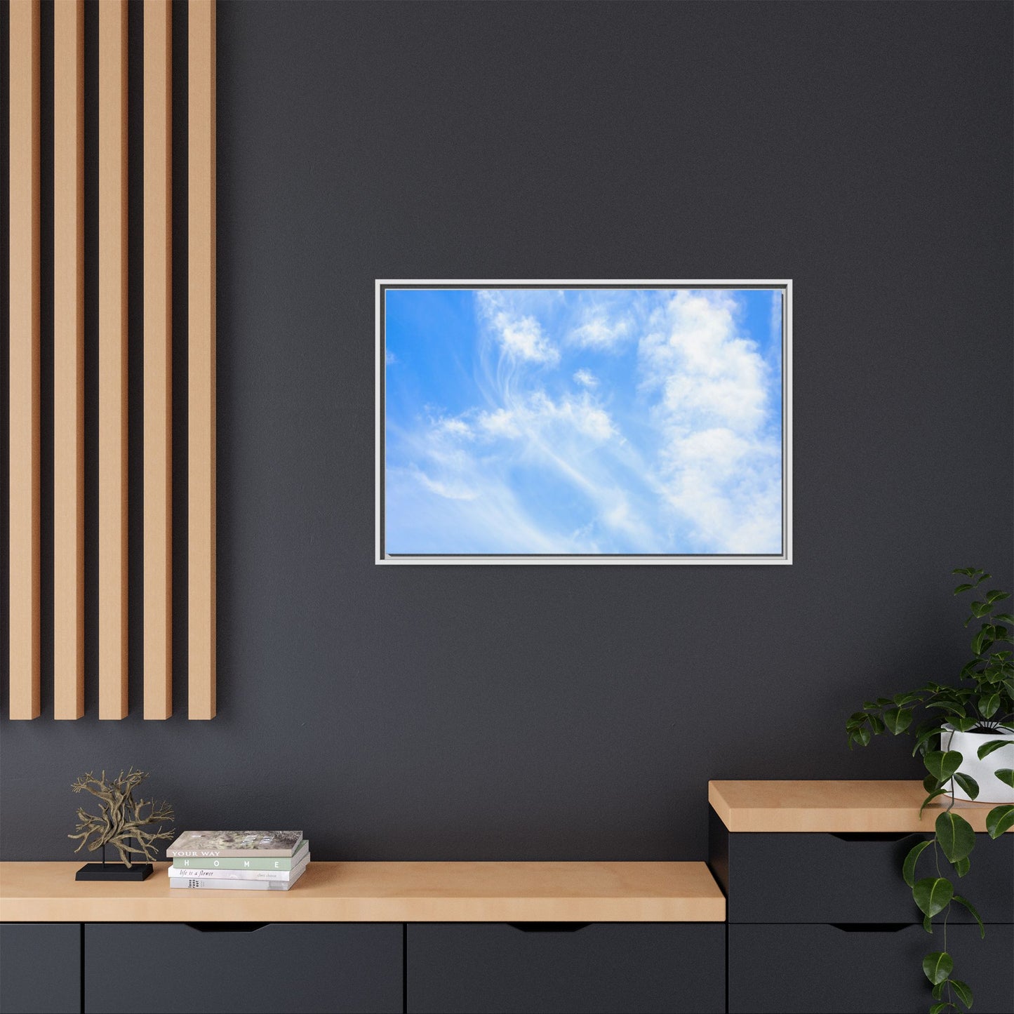 Azure Dreaming - Unique Stretched Canvas Wall Art